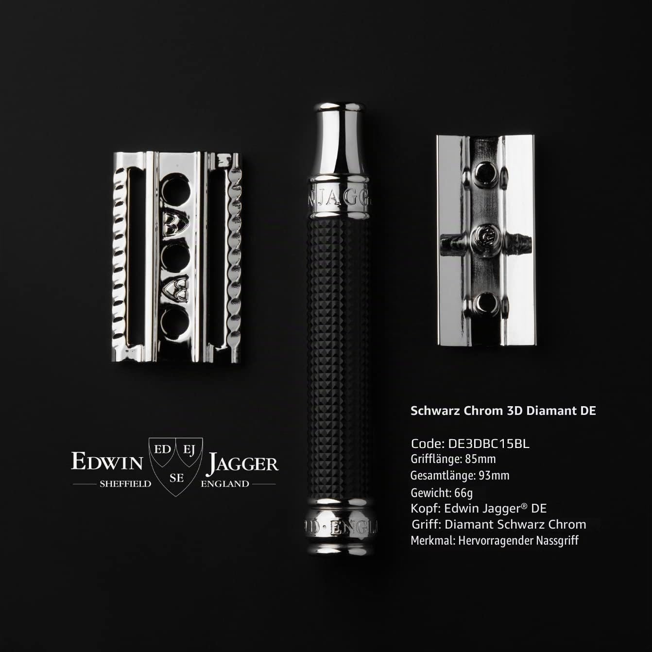 edwin-jagger-sicherheitsrasierer-de89-3d-diamant-black-chrome image 2