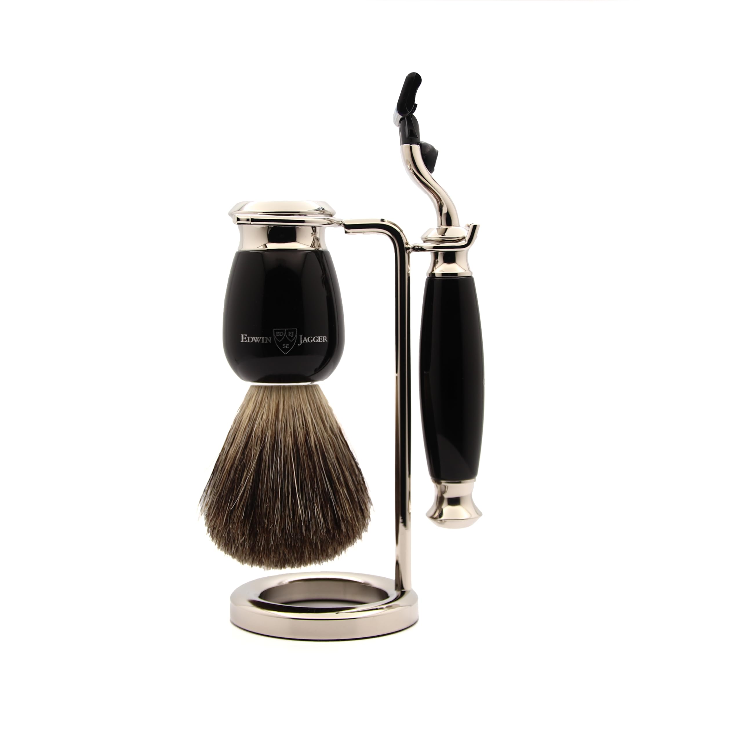 edwin-jagger-s81m586amz-rasierset-ebenholz-nickel-pure-dachs-pinsel-mach3-rasier image 1