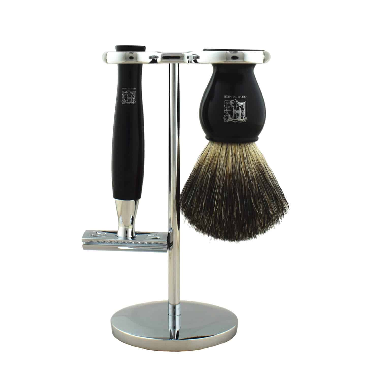 geo-f-trumper-black-pb-rasierset-st-nder-mit-pinsel-und-rasierer image 3